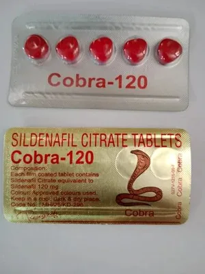 Cobra 120 mg - jak mít zase pořádnou a pevnou erekci